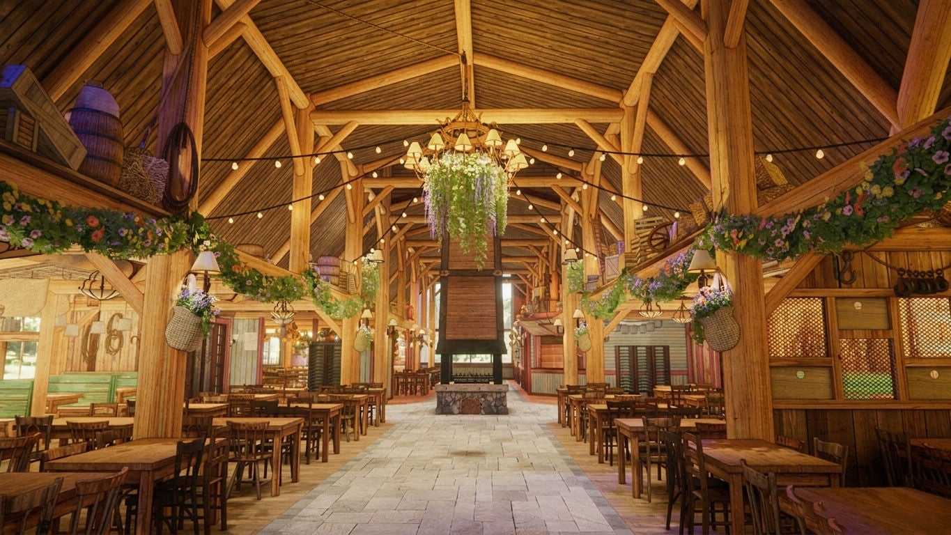 Canadian Burger interieur concept art.